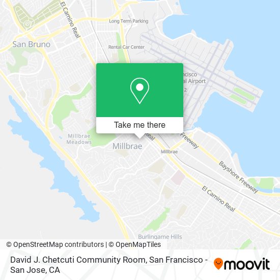 Mapa de David J. Chetcuti Community Room