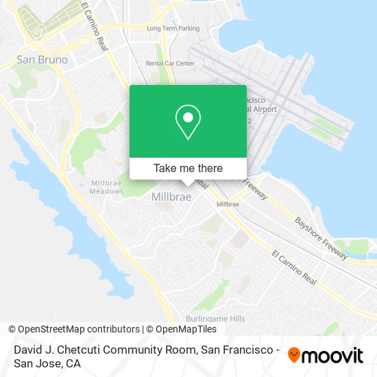 David J. Chetcuti Community Room map