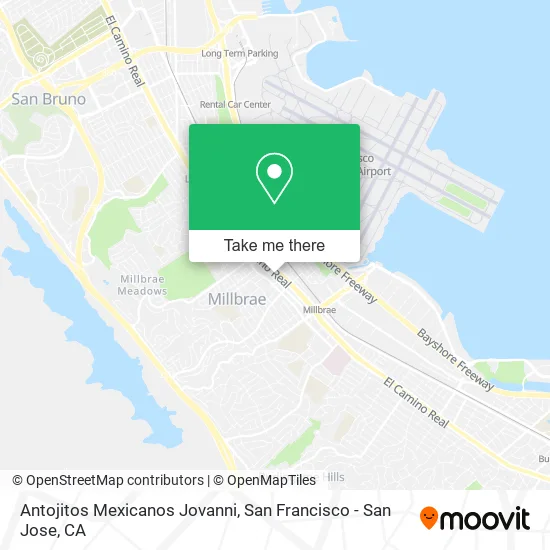 Antojitos Mexicanos Jovanni map