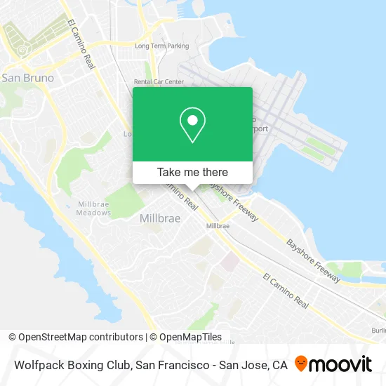 Wolfpack Boxing Club map