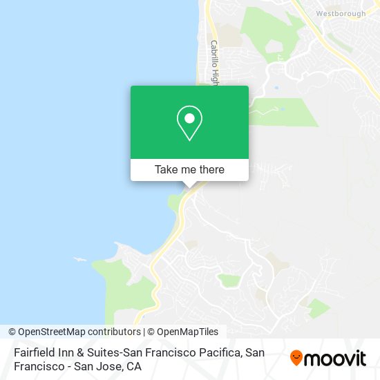 Fairfield Inn & Suites-San Francisco Pacifica map