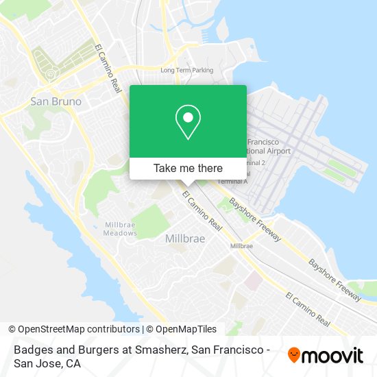 Badges and Burgers at Smasherz map