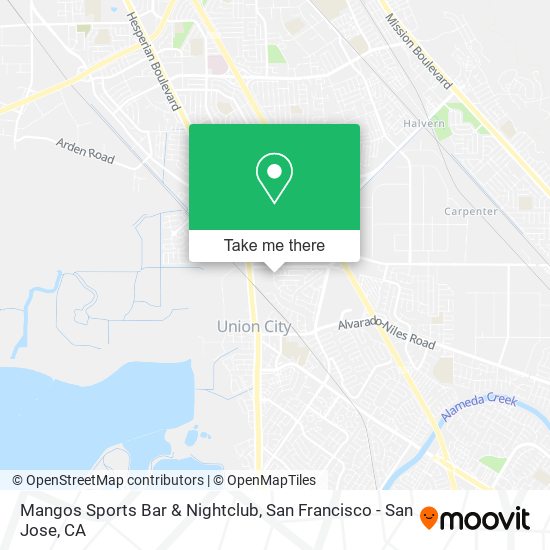 Mangos Sports Bar & Nightclub map