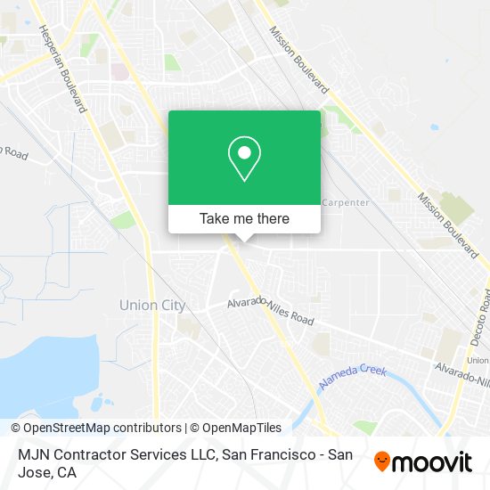 Mapa de MJN Contractor Services LLC
