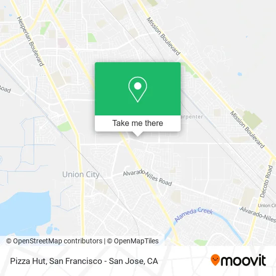 Pizza Hut map