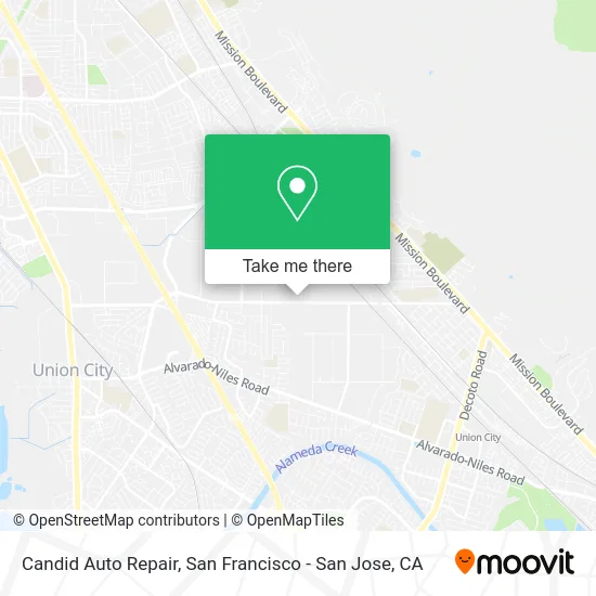 Candid Auto Repair map