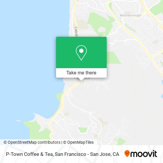 P-Town Coffee & Tea map