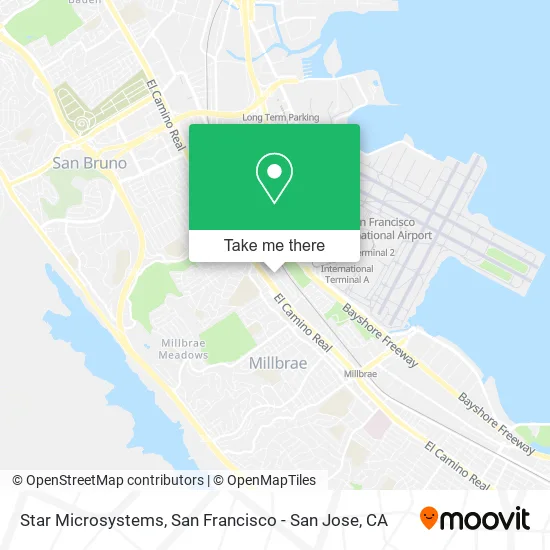 Star Microsystems map