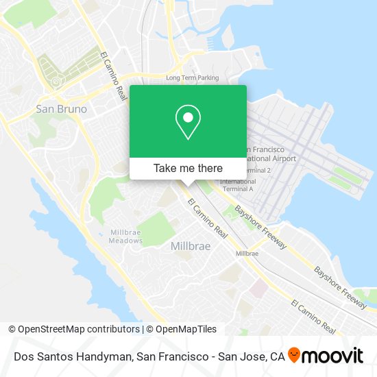 Dos Santos Handyman map