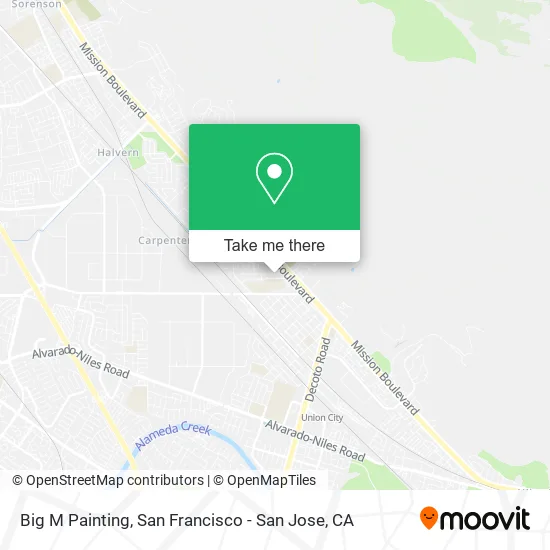Mapa de Big M Painting