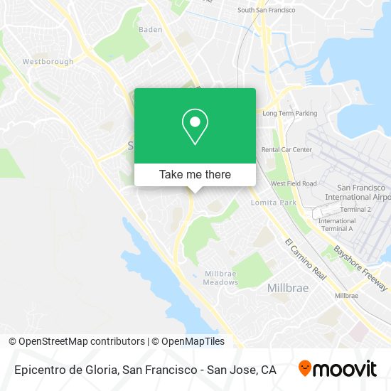 Mapa de Epicentro de Gloria