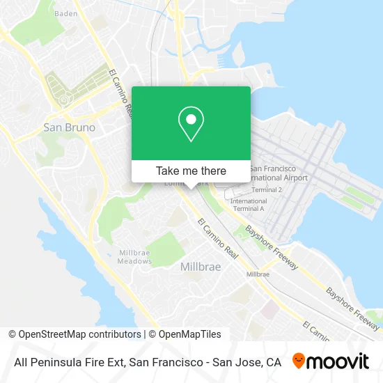 All Peninsula Fire Ext map