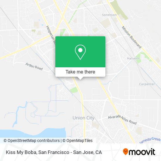 Mapa de Kiss My Boba