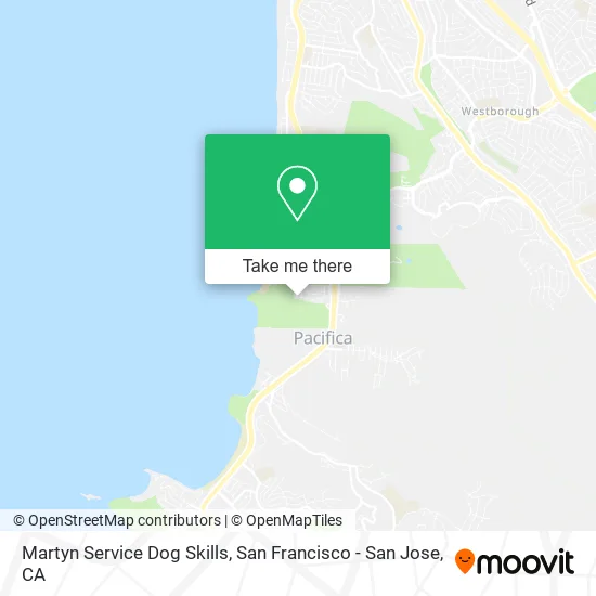 Martyn Service Dog Skills map