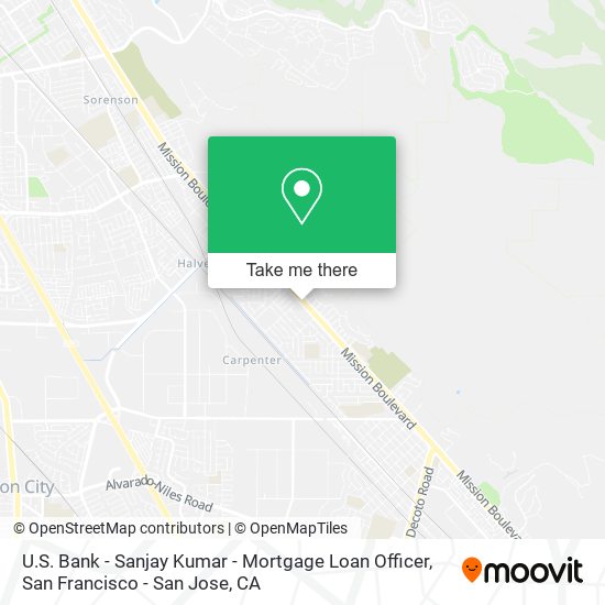 U.S. Bank - Sanjay Kumar - Mortgage Loan Officer map