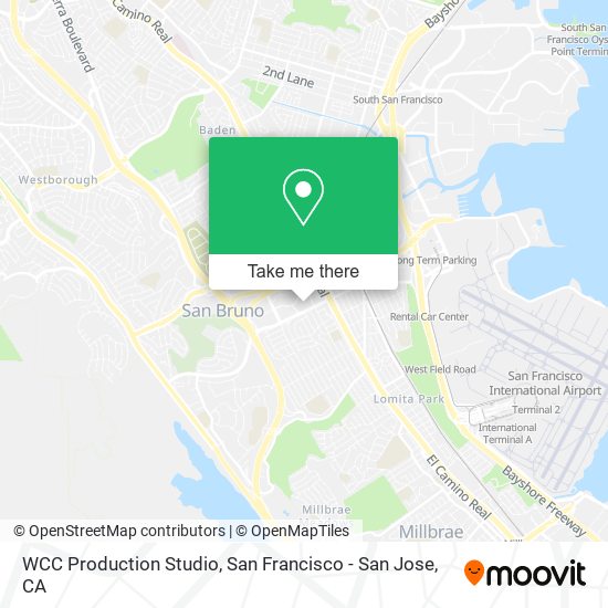 WCC Production Studio map