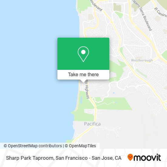 Sharp Park Taproom map