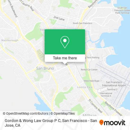 Gordon & Wong Law Group P C map