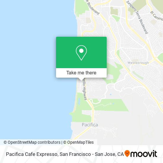 Pacifica Cafe Expresso map