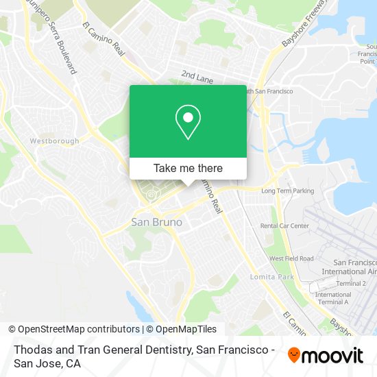 Mapa de Thodas and Tran General Dentistry