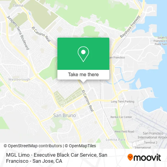 MGL Limo - Executive Black Car Service map