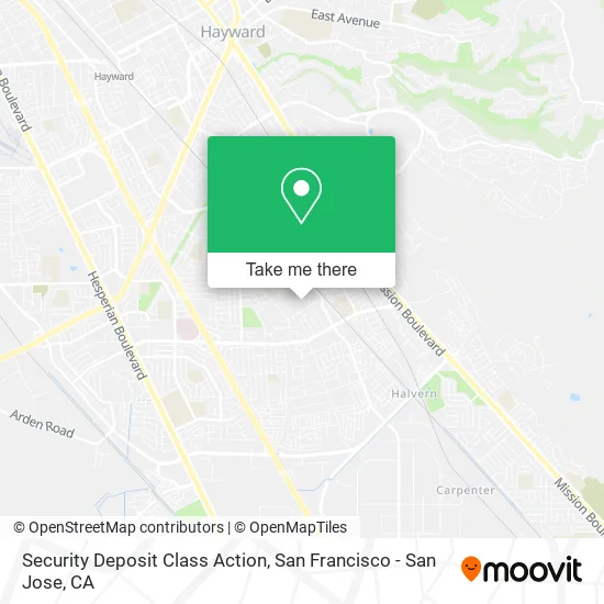 Security Deposit Class Action map