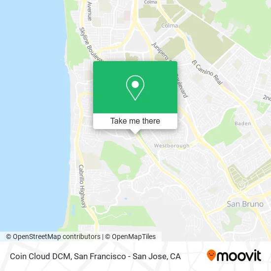 Mapa de Coin Cloud DCM