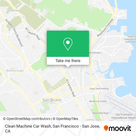 Mapa de Clean Machine Car Wash
