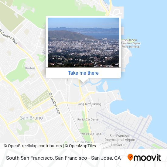 South San Francisco map