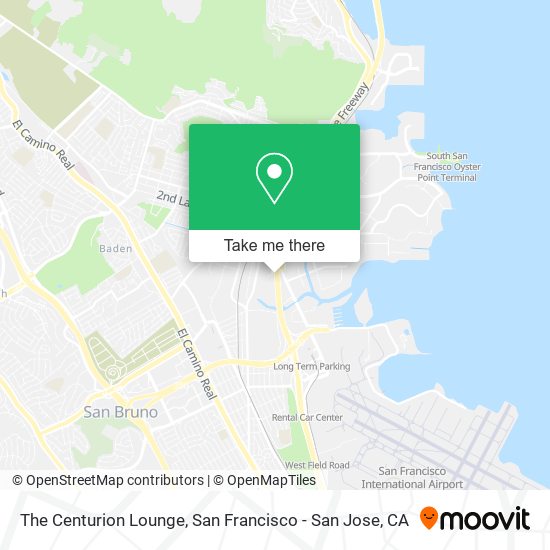 Mapa de The Centurion Lounge