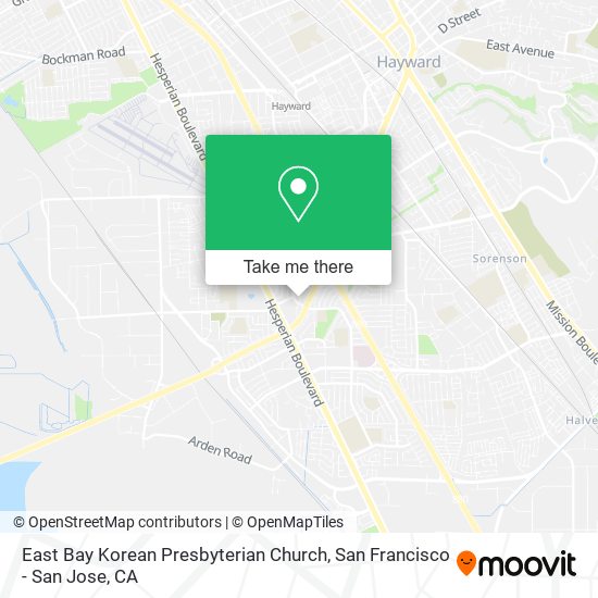 East Bay Korean Presbyterian Church map