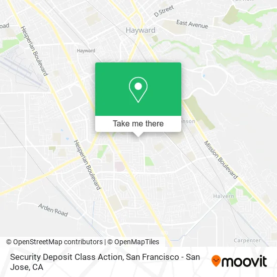 Security Deposit Class Action map