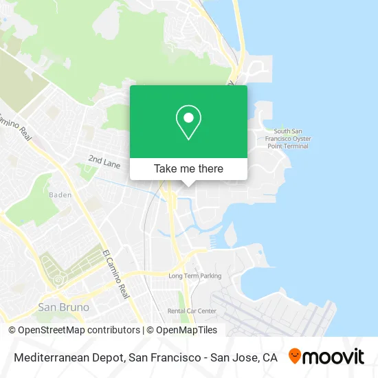 Mediterranean Depot map