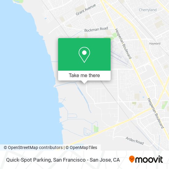 Mapa de Quick-Spot Parking