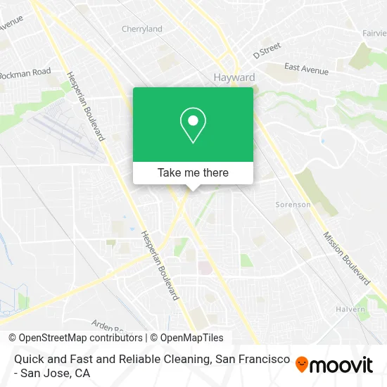 Quick and Fast and Reliable Cleaning map