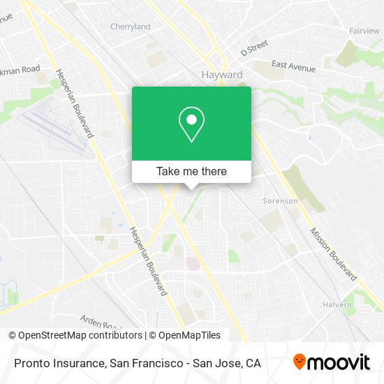 Mapa de Pronto Insurance