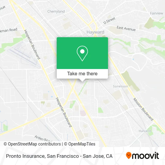 Pronto Insurance map