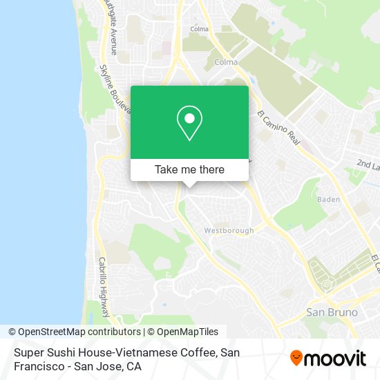 Mapa de Super Sushi House-Vietnamese Coffee