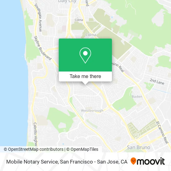 Mobile Notary Service map