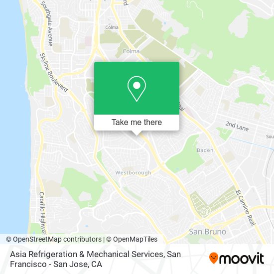 Asia Refrigeration & Mechanical Services map