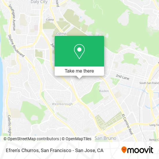 Mapa de Efren's Churros