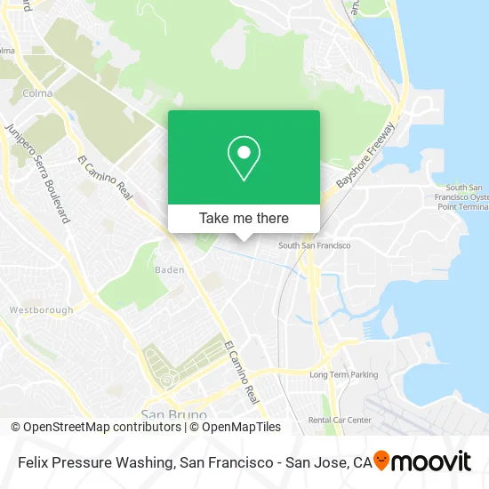 Felix Pressure Washing map