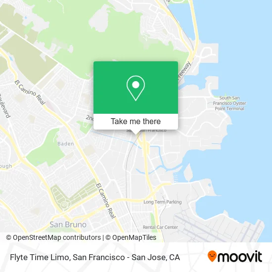 Flyte Time Limo map