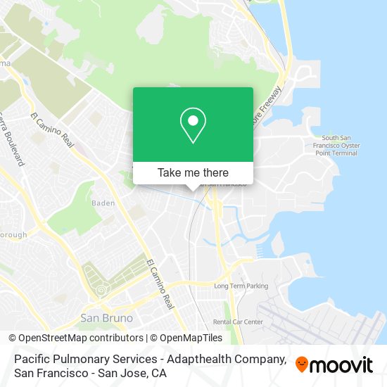 Pacific Pulmonary Services - Adapthealth Company map