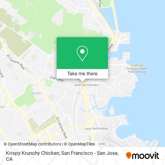 Krispy Krunchy Chicken map