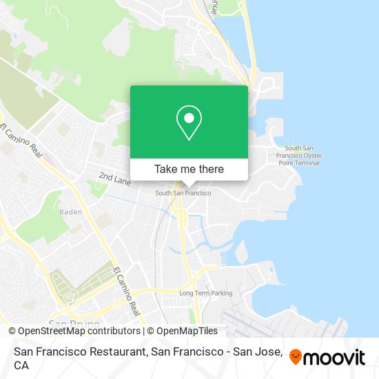 Mapa de San Francisco Restaurant