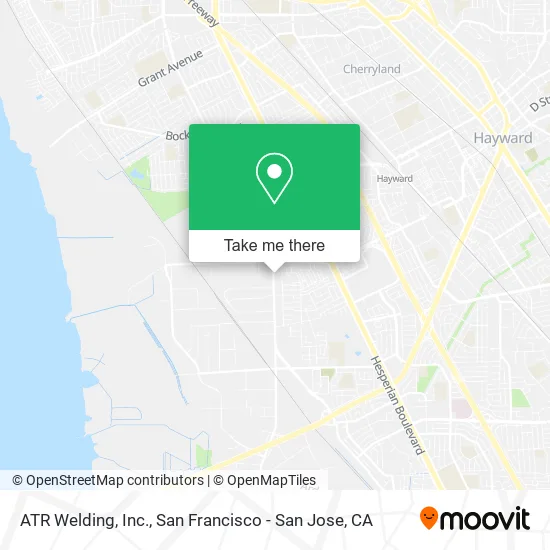 Mapa de ATR Welding, Inc.