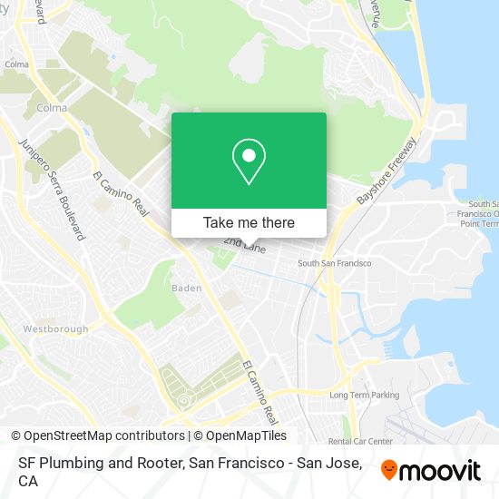 SF Plumbing and Rooter map