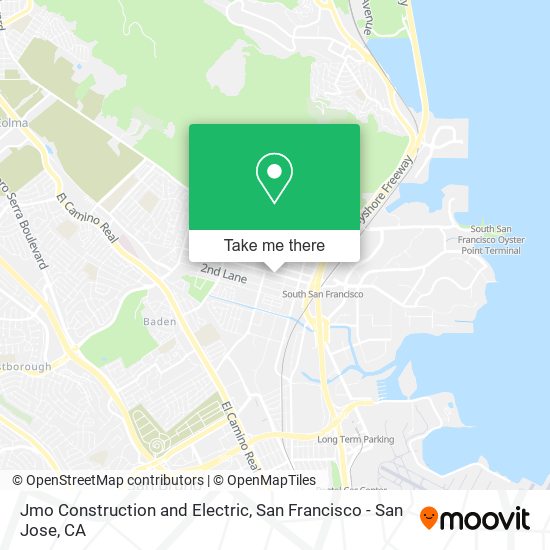 Jmo Construction and Electric map