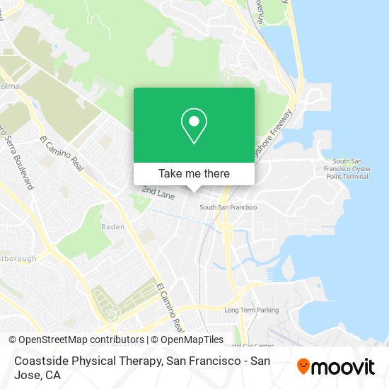 Mapa de Coastside Physical Therapy